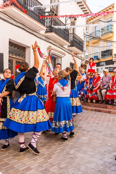 Nerja Espagne Mai 2018 Personnes Participant Une Danse Folklorique Traditionnelle — Photo