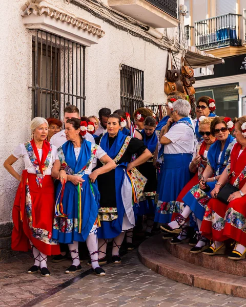 Nerja Espagne Mai 2018 Spectacle Danse Folklorique Par Groupe Personnes — Photo