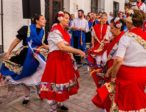 Nerja Espagne Mai 2018 Spectacle Danse Folklorique Par Groupe Personnes — Photo