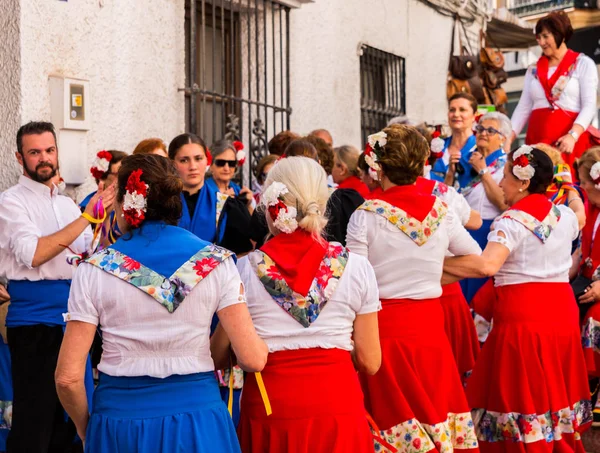 Nerja Espagne Mai 2018 Spectacle Danse Folklorique Par Groupe Personnes — Photo