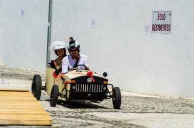 Frigiliana, İspanya - 13 Mayıs 2018 