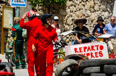 Frigiliana, İspanya - 13 Mayıs 2018 