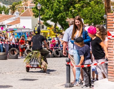 Frigiliana, İspanya - 13 Mayıs 2018 