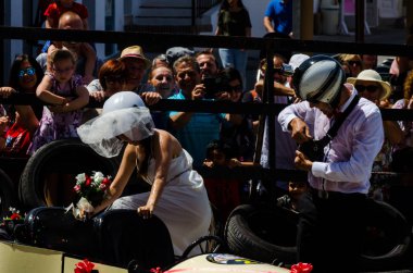 Frigiliana, İspanya - 13 Mayıs 2018 