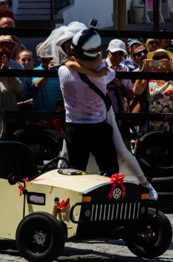 Frigiliana, İspanya - 13 Mayıs 2018 