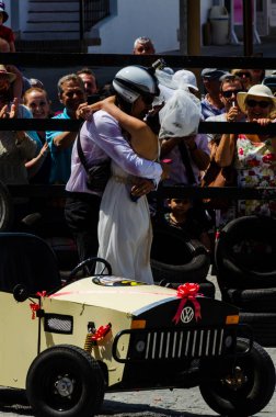 Frigiliana, İspanya - 13 Mayıs 2018 