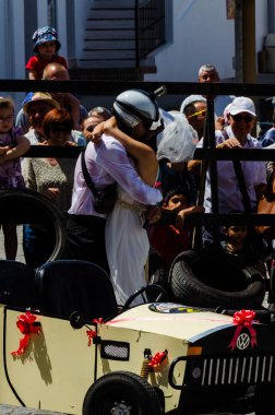 Frigiliana, İspanya - 13 Mayıs 2018 