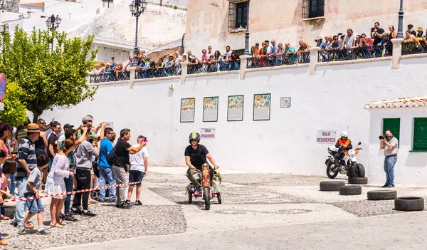 Frigiliana, İspanya - 13 Mayıs 2018 geleneksel eğlence 