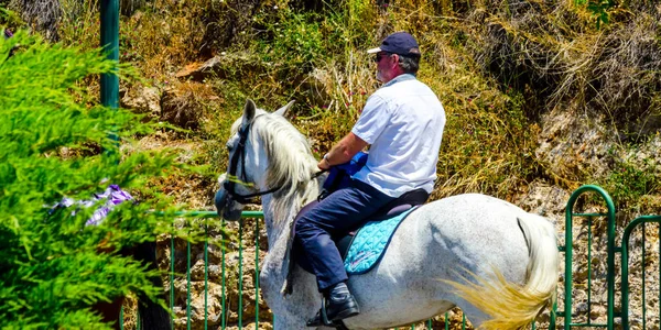 Spanya Kutsal Aktarma Katolik Törene Katılan Nerja Spanya Mayıs 2018 — Stok fotoğraf