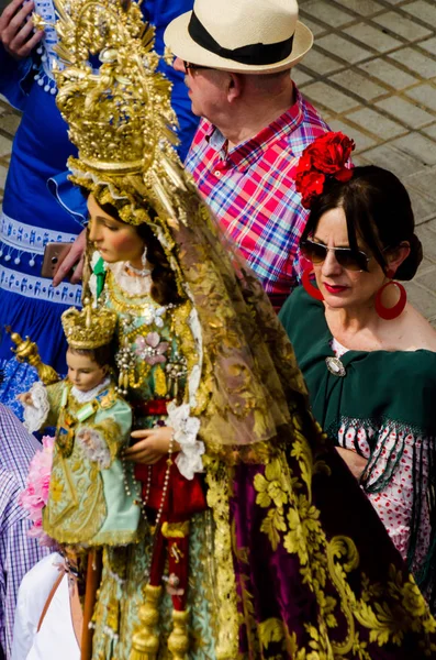 Velez Malaga Hiszpania Maja 2018 Osób Biorących Udział Liturgii Katolickiej — Zdjęcie stockowe