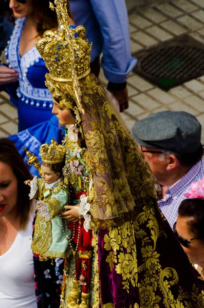 Velez Malaga Spain May 2018 People Participating Celebration Catholic Ceremony — Stock Photo, Image