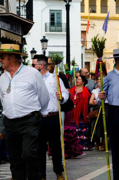 Velez Malaga Spagna Maggio 2018 Persone Che Partecipano Alla Celebrazione — Foto Stock