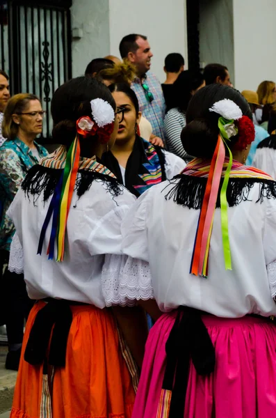 Velez Malaga Espagne Mai 2018 Personnes Participant Célébration Cérémonie Catholique — Photo