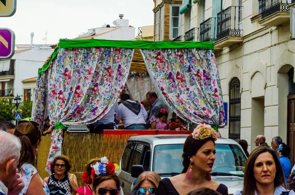 Velez Malaga Spanje Mensen Mei 2018 Deelnemen Aan Viering Van — Stockfoto