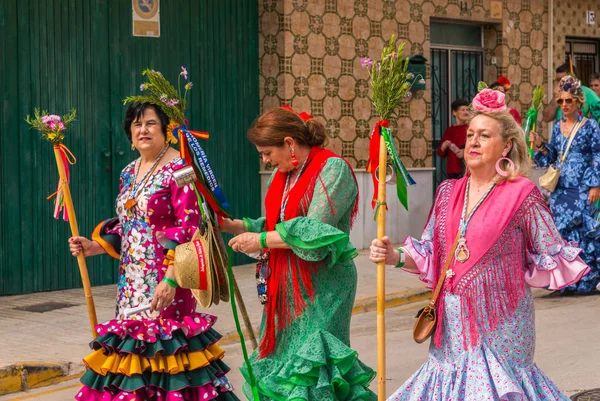 Velez Malaga Spanien Mai 2018 Personen Die Der Feier Der — Stockfoto