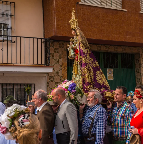 Velez Malaga Spanje Mensen Mei 2018 Deelnemen Aan Viering Van — Stockfoto