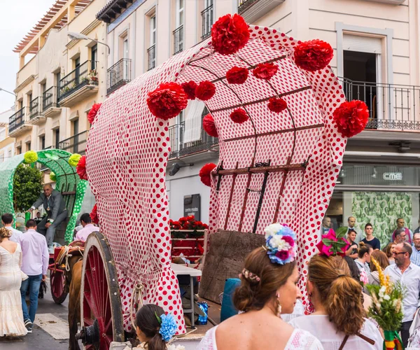 Velez Malaga Espanha Maio 2018 Pessoas Que Participam Celebração Cerimônia — Fotografia de Stock