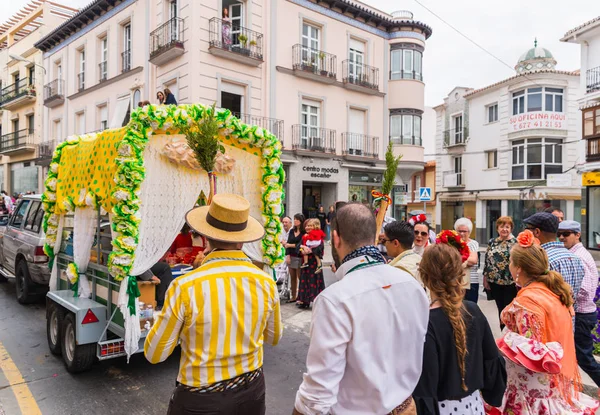 Velez Malaga Spanien Mai 2018 Personen Die Der Feier Der — Stockfoto