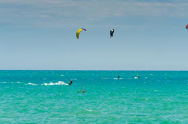 Malaga Spagna Maggio 2018 Persone Che Praticano Sport Attivi Cavalcando — Foto Stock