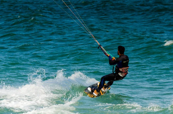 Malaga Spagna Maggio 2018 Persone Che Praticano Sport Attivi Cavalcando — Foto Stock