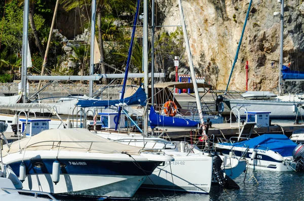 Herradura Espanha Maio 2018 Uma Bela Marina Com Iates Luxo — Fotografia de Stock