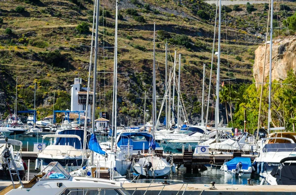 Herradura Spagna Maggio 2018 Bellissimo Porto Turistico Con Yacht Lusso — Foto Stock