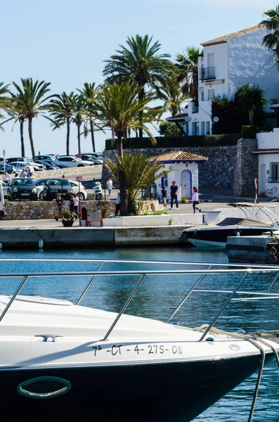 Herradura Spagna Maggio 2018 Bellissimo Porto Turistico Con Yacht Lusso — Foto Stock