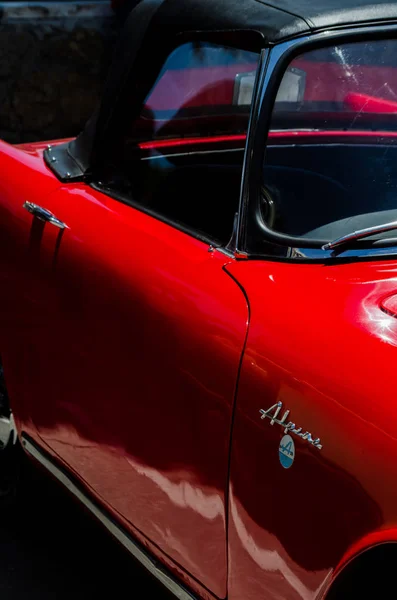 Torre Del Mar Espanha Junho 2018 Velhos Carros Antigos Emitidos — Fotografia de Stock