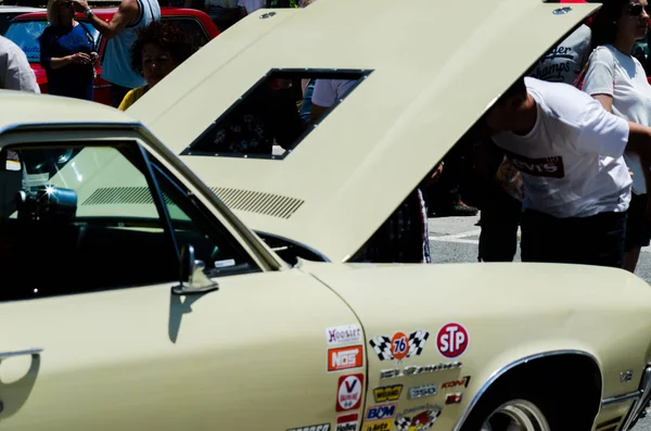 Torre Del Mar Espanha Junho 2018 Velhos Carros Antigos Emitidos — Fotografia de Stock