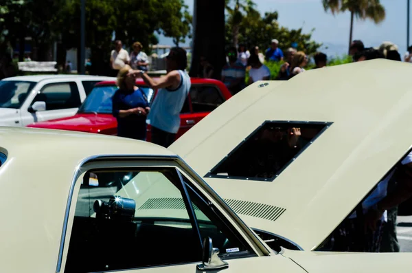 Torre Del Mar España Junio 2018 Antiguos Coches Antiguos Emitidos — Foto de Stock