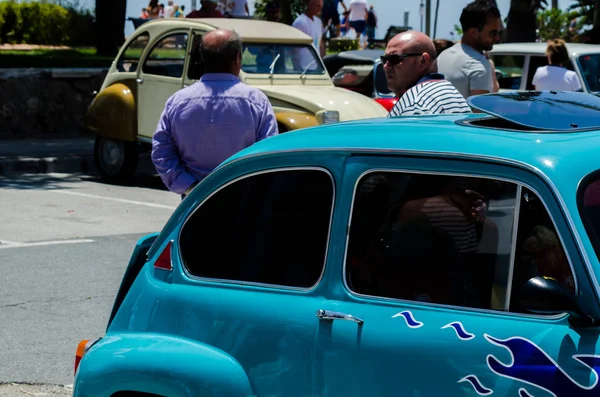 Torre Del Mar España Junio 2018 Antiguos Coches Antiguos Emitidos — Foto de Stock