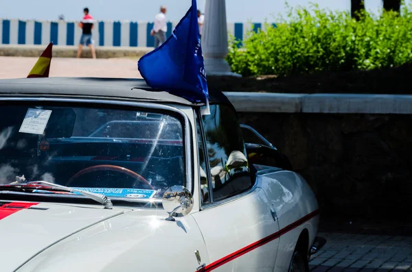 Torre Del Mar Espanha Junho 2018 Velhos Carros Antigos Emitidos — Fotografia de Stock