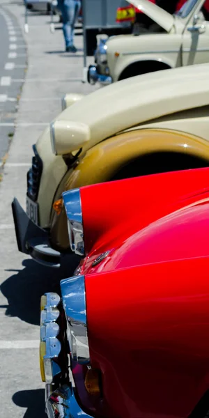 Torre Del Mar Spain June 2018 Old Antique Cars Issued — Stock Photo, Image