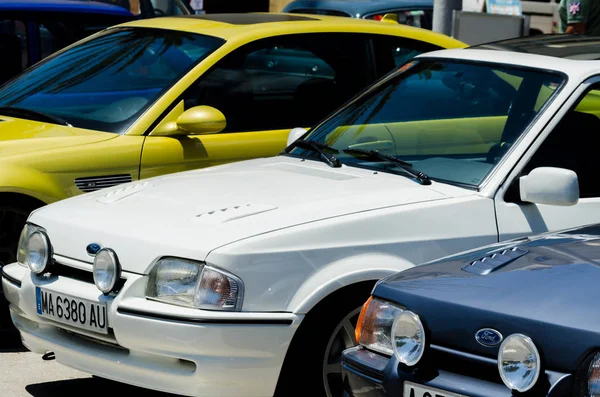 Torre Del Mar España Junio 2018 Antiguos Coches Antiguos Emitidos — Foto de Stock