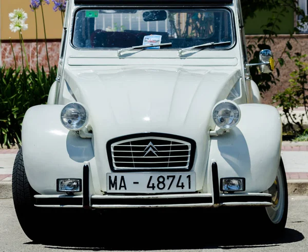 Torre Del Mar Espanha Junho 2018 Velhos Carros Antigos Emitidos — Fotografia de Stock