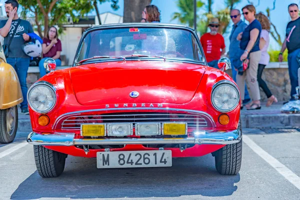 Torre Del Mar Espanha Junho 2018 Velhos Carros Antigos Emitidos — Fotografia de Stock