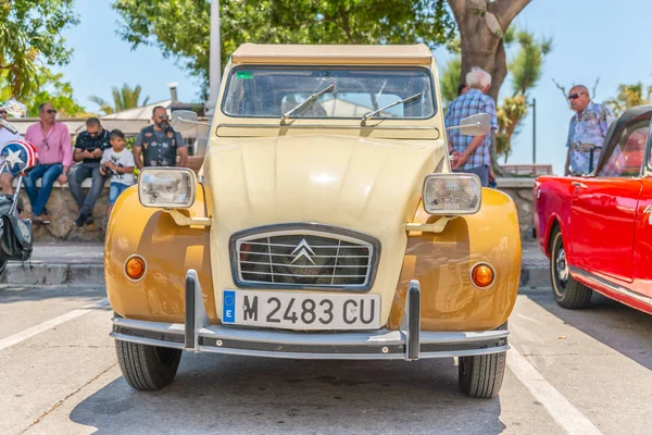 Torre Del Mar Espagne Juin 2018 Anciennes Voitures Anciennes Délivrées — Photo