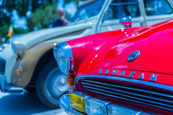 Torre Del Mar Spain June 2018 Old Antique Cars Issued — Stock Photo, Image