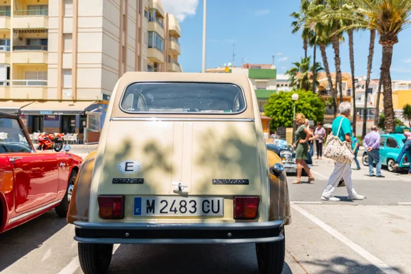 Torre Del Mar España Junio 2018 Antiguos Coches Antiguos Emitidos — Foto de Stock