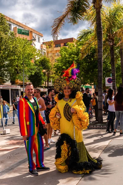 Torremolinos España Junio 2018 Marcha Lgbt Favor Igualdad Tolerancia Una — Foto de Stock