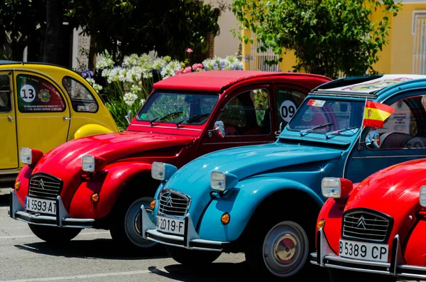 Torre Del Mar Spanien Juni 2018 Alte Antike Autos Ausgestellt — Stockfoto