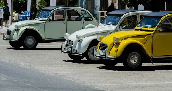 Torre Del Mar Spain June 2018 Old Antique Cars Issued — Stock Photo, Image