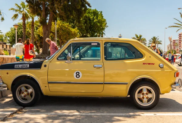 Torre Del Mar Espanha Junho 2018 Velhos Carros Antigos Emitidos — Fotografia de Stock