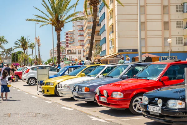 Torre Del Mar España Junio 2018 Antiguos Coches Antiguos Emitidos — Foto de Stock