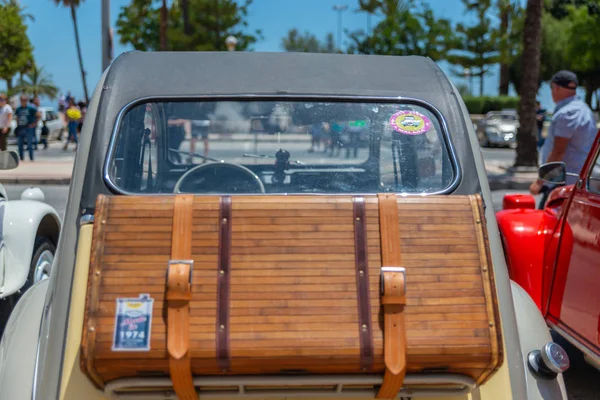 Torre Del Mar España Junio 2018 Antiguos Coches Antiguos Emitidos — Foto de Stock