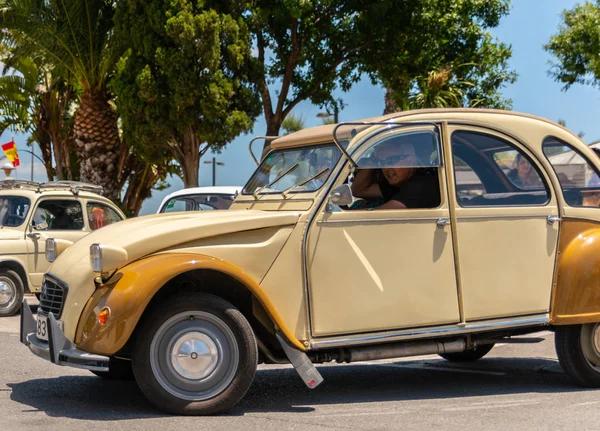 Torre Del Mar España Junio 2018 Antiguos Coches Antiguos Emitidos — Foto de Stock