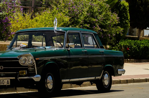 Torre Del Mar Spanien Juni 2018 Alte Antike Autos Ausgestellt — Stockfoto