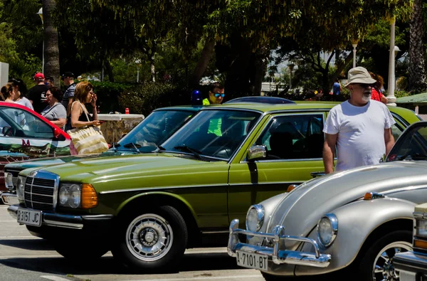 Torre Del Mar Spanien Juni 2018 Alte Antike Autos Ausgestellt — Stockfoto