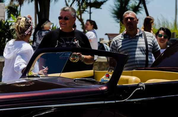 Torre Del Mar Španělsko Června 2018 Starých Veteránů Vydané Pro — Stock fotografie