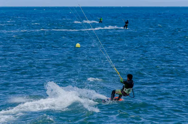 Malaga Espagne Mai 2018 Des Gens Pratiquant Sport Actif Faisant — Photo